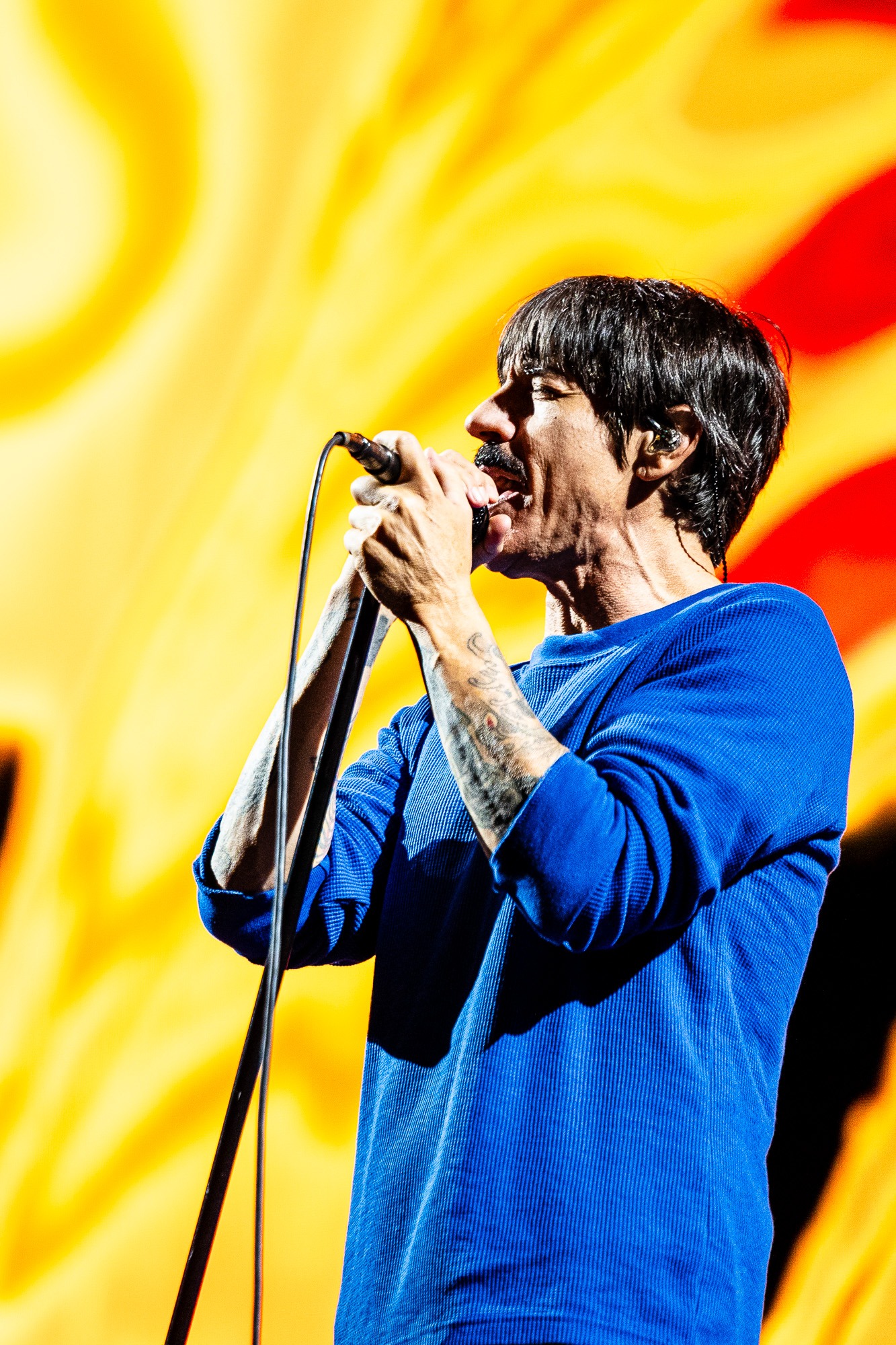 Anthony Kiedis of Red Hot Chili Peppers singing