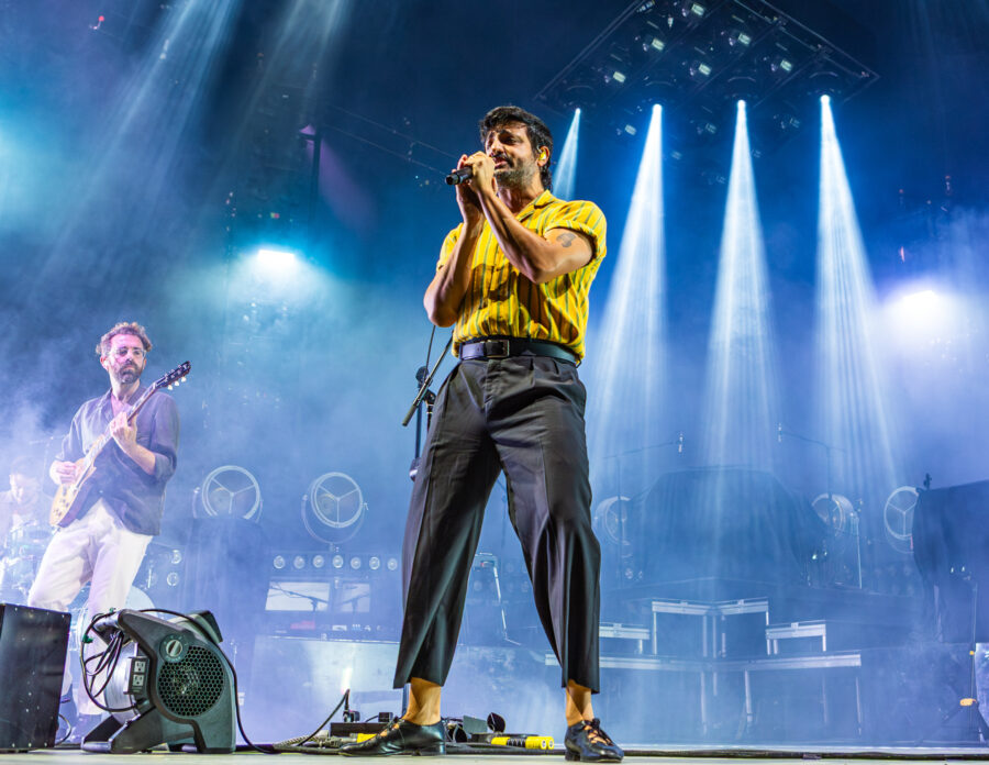 Sameer Gadhia of Young the Giant at Hartford Healthcare Amphitheater